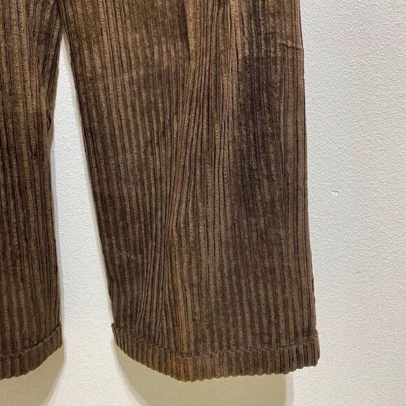 Men's Antonello Za Corduroy Wide Leg Trousers Size 50 Made In Italy - Picture 3 of 12